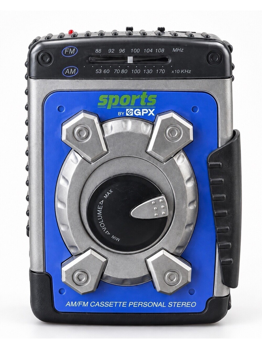 GPX Sports C3302RS AM/FM Cassette Player Walkman Bass Boost TESTED WORKS Y2K 90s